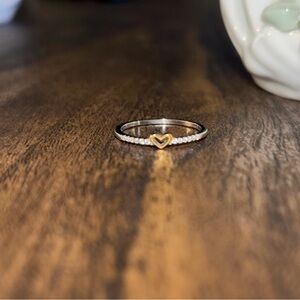 Gold Heart Women's Ring